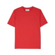 Coperni Röd Logo Print Crew Neck T-shirt Red, Herr