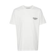 Iceberg Vit Bomull Logo Broderad T-shirt White, Herr