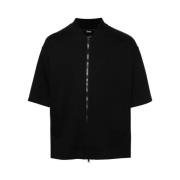 Herno Short Sleeve Shirts Black, Herr