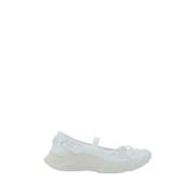 Valentino Garavani Sportiga Ballerinas med VLogo Detaljer White, Dam