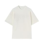 Jil Sander Vit Bomull Logo Print T-shirt White, Herr