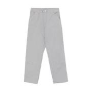 Carhartt Wip Cool Grey Dold Dragkedja Byxor Gray, Herr