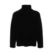 Laneus Turtlenecks Black, Herr