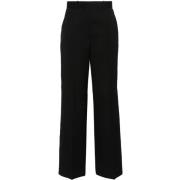 Lanvin Wide Trousers Black, Dam