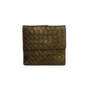 Bottega Veneta Vintage Pre-owned Laeder handvskor Yellow, Dam