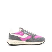 Autry Panelled Sneakers med Logo Patch Design Multicolor, Dam