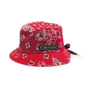 Children Of The Discordance Körsbärsröd Paisley Print Bucket Hat Multi...