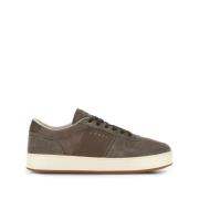 Hogan Brun Mocka Läder Sneakers Brown, Herr