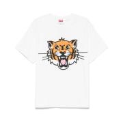 Kenzo Vit Crew Neck Unisex T-shirt White, Herr