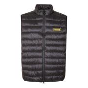 Barbour Svart Nylon Vadderad Gilet Jacka Black, Herr