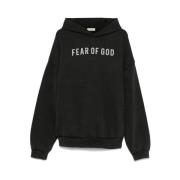 Fear Of God Mörkgrå Sweatshirt med Sidofickor Gray, Herr