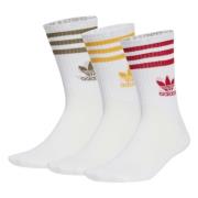 Adidas Mid Cut Pack 3 Socks White, Unisex