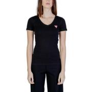 Guess Svart Bomull Dam Topp & T-shirt Black, Dam