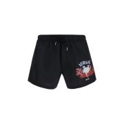 Versace Ikoniska Badshorts Black, Herr