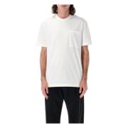 Jil Sander Ny Logo Tag T-shirt White, Herr