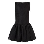 Nina Ricci Mini Klänning MED Peplum Black, Dam