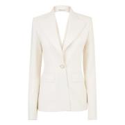 Nina Ricci Jacka MED Öppen Drapering White, Dam