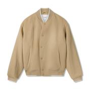 Axel Arigato Typo Varsity Jacket Beige, Herr