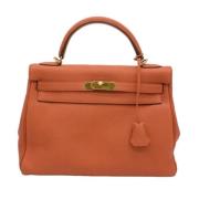 Hermès Vintage Pre-owned Laeder handvskor Orange, Dam