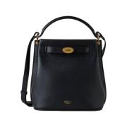 Mulberry Islington Bucket Bag, Svart Black, Dam