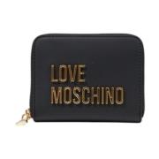 Love Moschino Liten Damplånbok Vår/Sommar Kollektion Black, Dam