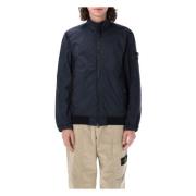 Stone Island Rynkad Bomberjacka Blue, Herr