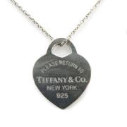 Tiffany & Co. Pre-owned Pre-owned Metall halsband Gray, Dam