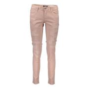 Just Cavalli Pink Cotton Jeans & Pant Pink, Dam