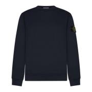 Stone Island Blå Tröjor för Män Blue, Herr