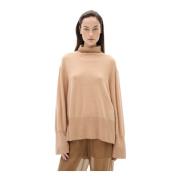 InWear Oversized Turtleneck Sweater Tannin Melange Beige, Dam