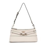 Guess Stilren Silvye Bucket Handväska Beige, Dam