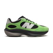 New Balance Grön/Svart Runner Sneakers Logo Gummi Multicolor, Herr