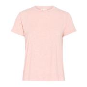 InWear Ljusrosa Melange Tee Topp Pink, Dam