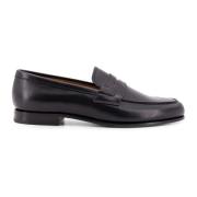 Church's Läderloafer med Tryckt Logotyp Black, Herr