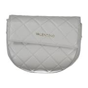 Valentino by Mario Valentino Grå Crossbody Väska med Dragkedja Gray, D...