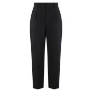 Marni Ankel Crop Byxor Black, Dam