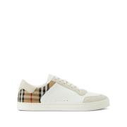 Burberry Vintage Check Läder Sneakers Multicolor, Herr