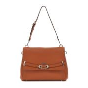 Guess Silvye Bucket Handväska Cognac Brown, Herr