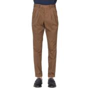 Herno Slim-fit Byxor Brown, Herr