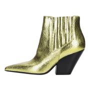 Casadei Stövlar Guld Yellow, Dam