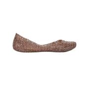 Melissa Glitter Ballerina Skor Pink, Dam