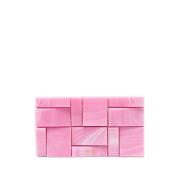 Cult Gaia Fuchsia Rosa Foldover Clutch Väska Pink, Dam