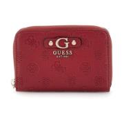 Guess Liten dragkedja Claret plånbok Gerty Slg Red, Dam