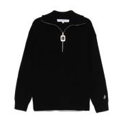 JW Anderson Svart Tröja Kollektion Black, Herr