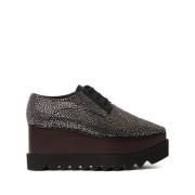 Stella McCartney Svarta Kristalldekorerade Kilklackskor Black, Dam