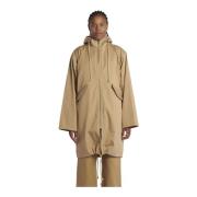 Sofie D'hoore Beige Parkas med Vadderad Insida Beige, Dam