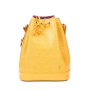 Louis Vuitton Vintage Pre-owned Laeder louis-vuitton-vskor Yellow, Dam