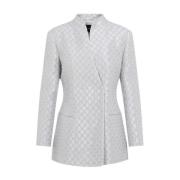 Giorgio Armani Mirage Gray Blazer Gray, Dam