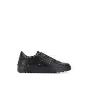 Valentino Svarta Rockstud Low-Top Sneakers Black, Dam