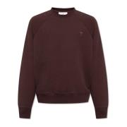 Ami Paris Sweatshirt med logotyp Red, Dam